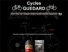 Tablet Screenshot of cycles-guedard.com